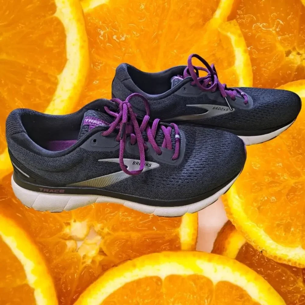 Brooks Trace 1 Running Shoes Sneaker Blue‎ and Purple Size 10
